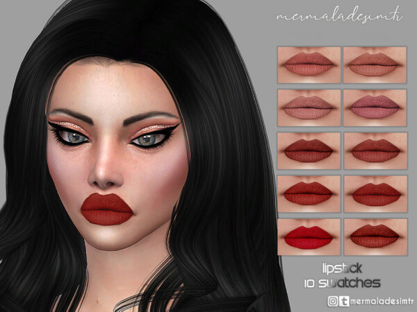 Lipstick MM12 by mermaladesimtr from TSR