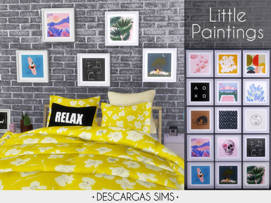 Little Paintings from Descargas Sims