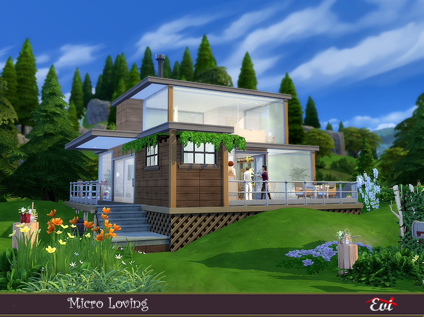 micro loving home by evi from tsr • sims 4 downloads