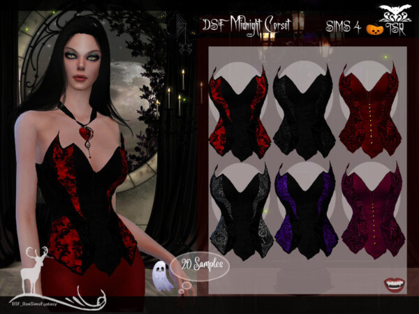 Midnight Corset by DanSimsFantasy from TSR