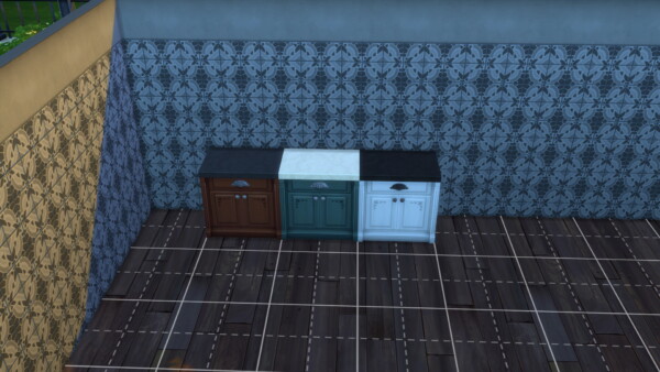 No Backsplash Counters Add On Overrides by Black Shadow from Mod The Sims