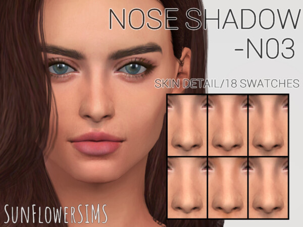 Nose shadow N03 by SunFlowerSIMS from TSR