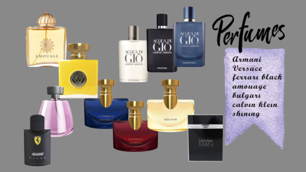 Perfumes from Leo 4 Sims