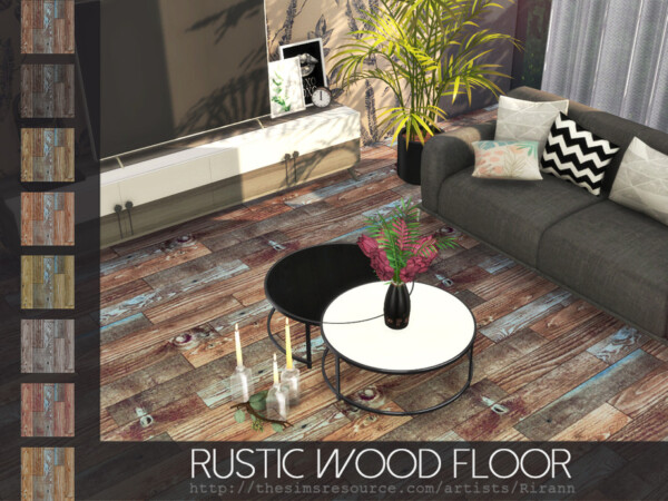 Rustic Wood Floor by Rirann from TSR