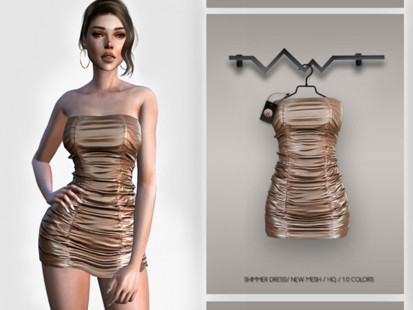 Shimmer Dress by busra tr from TSR
