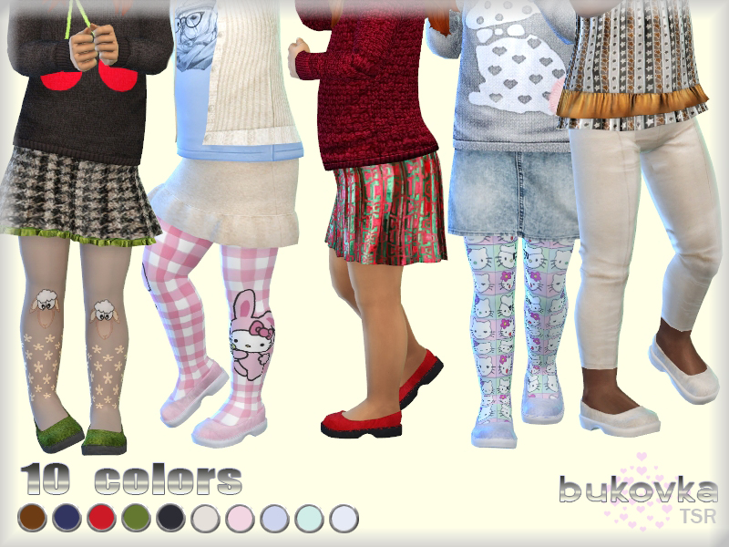 kids clothes and shoes and hair sims 4 cc