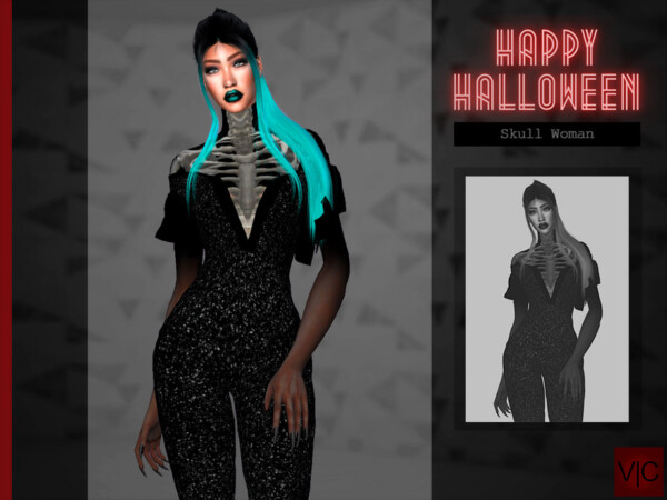 Skull Woman Halloween VI by Viy Sims from TSR