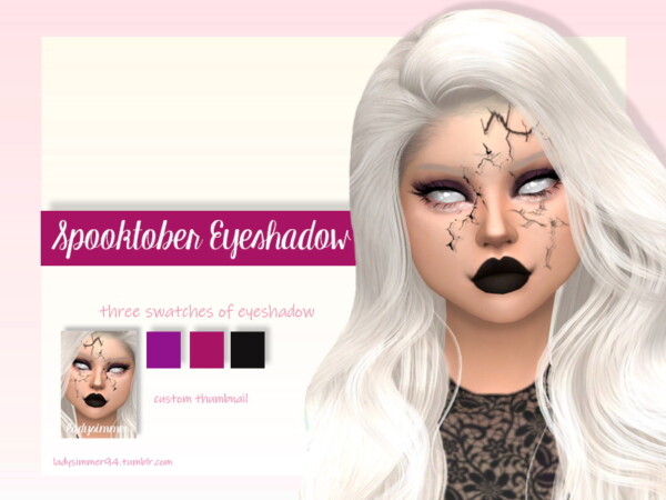 Spooktober Eyeshadow by LadySimmer94 from TSR