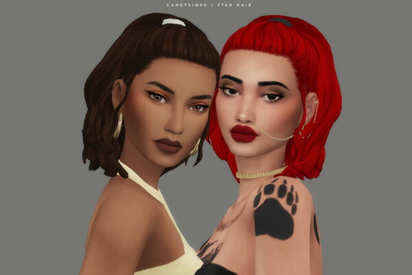 Star hair from Candy Sims 4