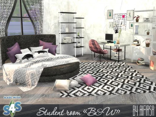 Student Room from Aifirsa Sims