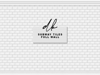 Subway Tiles Full Wall from DK Sims