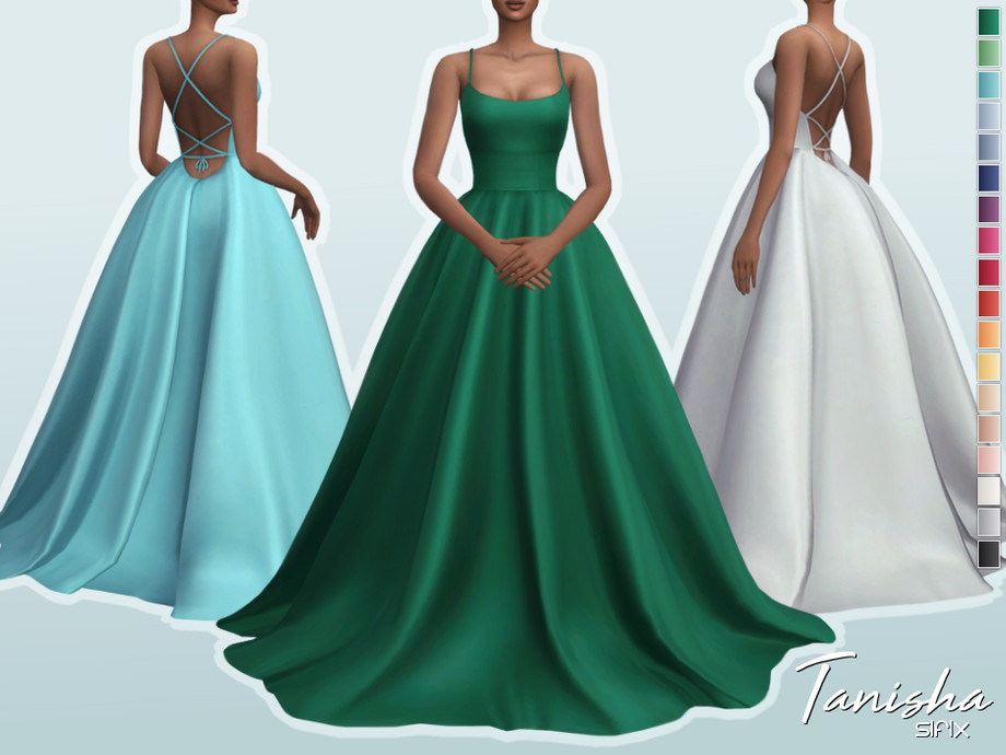 Tanisha Dress by Sifix from TSR • Sims 4 Downloads