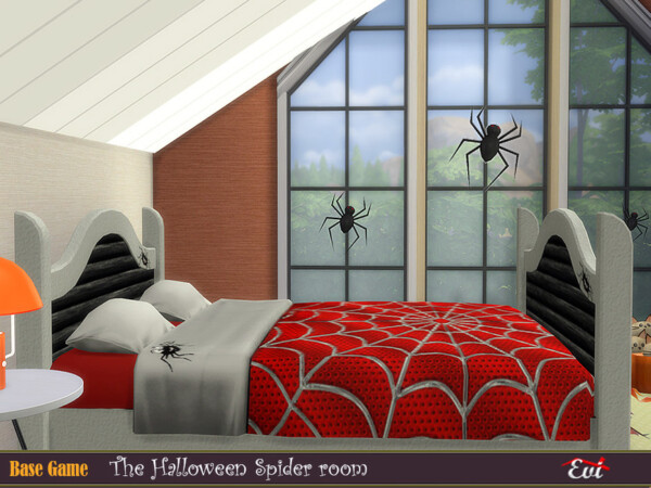 The Halloween Spider bedroom by evi from TSR