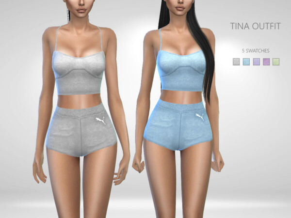 Tina Sporty Outfit bPuresimy from TSR
