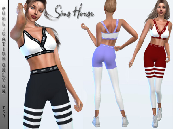 Yoga suit bottom by Sims House from TSR