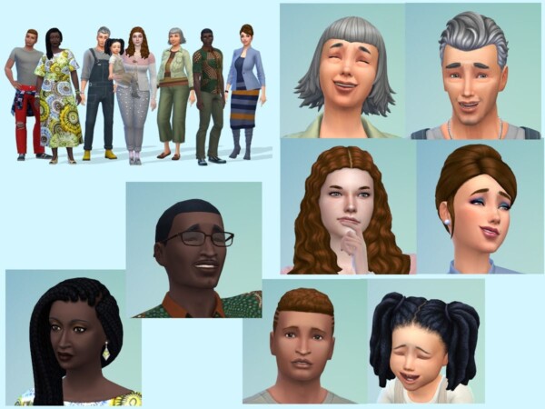 Extended family from KyriaTs Sims 4 World