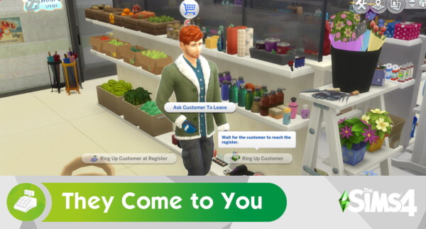 Ring Up Customers at Register by cLineLy from Mod The Sims