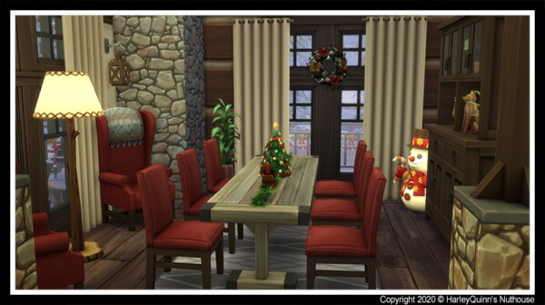 Christmas Cabin from Harley Quinn Nuthouse