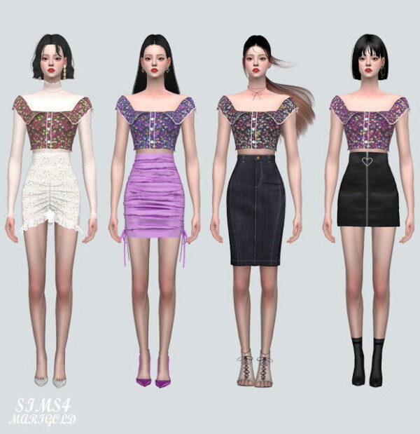 8 B Blouse V2 from SIMS4 Marigold
