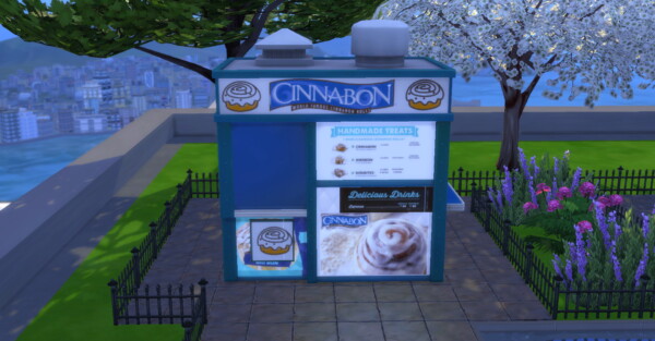 Cinnabon coffee and pastry stand by ArLi1211 from Mod The Sims