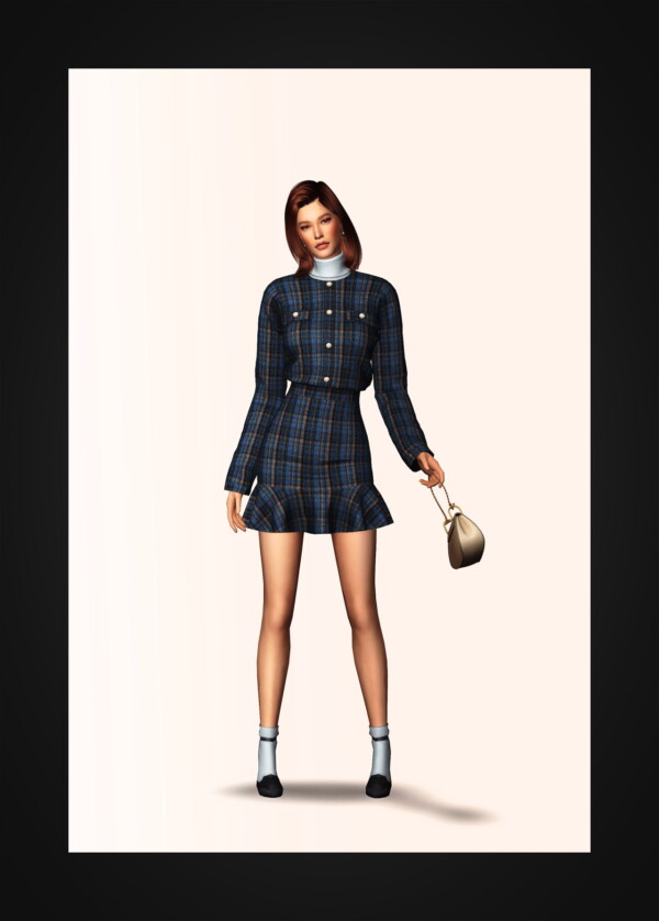 Two Piece Sweater Dress and Turtleneck from Gorilla