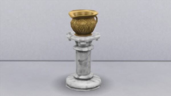 Ornamented Gold Wash Pitcher by TheJim07 from Mod The Sims
