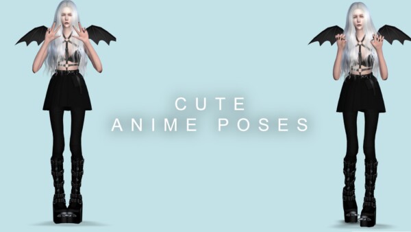 Anime Cute Poses by jmac13 from Mod The Sims