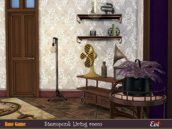 Steampunk Livingroom by evi from TSR