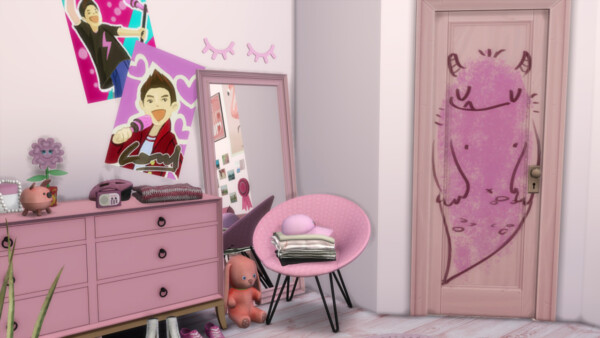 Pink Room from Models Sims 4