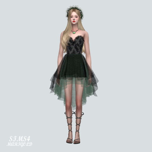 HN Sha Mini Dress from SIMS4 Marigold