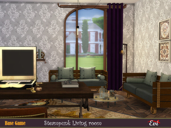 Steampunk Livingroom by evi from TSR