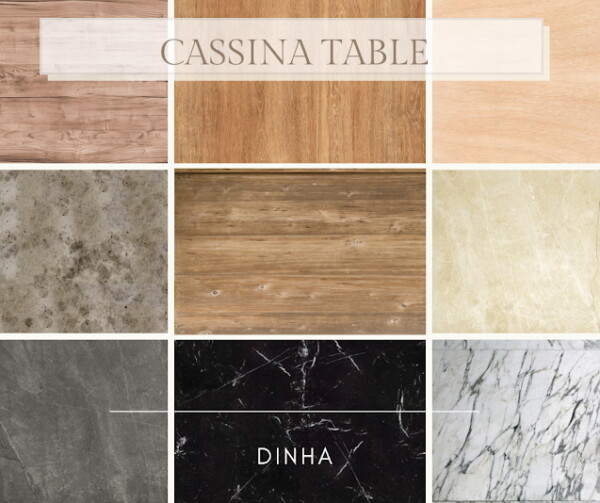 Cassina Dining Collection from Dinha Gamer