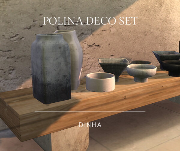 Polina Deco Set from Dinha Gamer