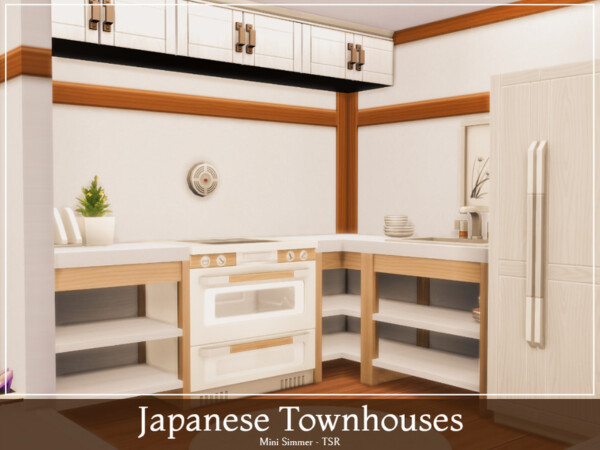 Japanese Townhouses by Mini Simmer from TSR