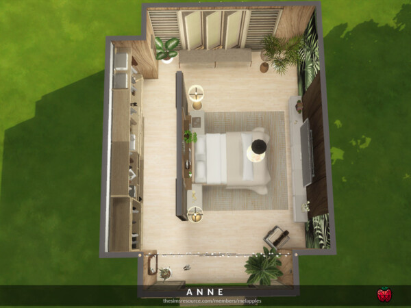 Anne bedroom by melapples from TSR