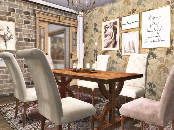 Autumn Grace Dining Room by Rirann from TSR