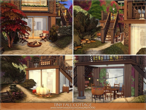 Tiny Fall Cottage by MychQQQ from TSR