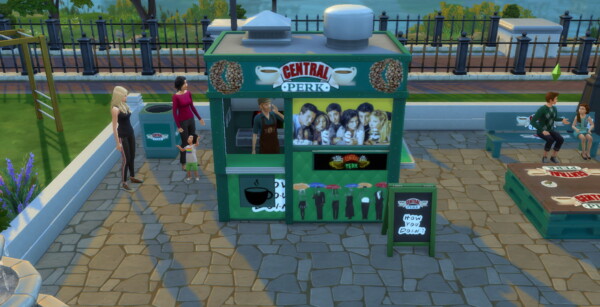 Central Perk Coffee deluxe set by ArLi1211 from Mod The Sims