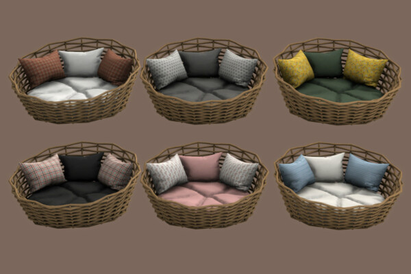 Pet Basket Set from Leo 4 Sims