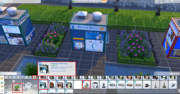 Dutch Bros Coffee Stand by ArLi1211 from Mod The Sims