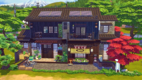 Kokedama House from Studio Sims Creation