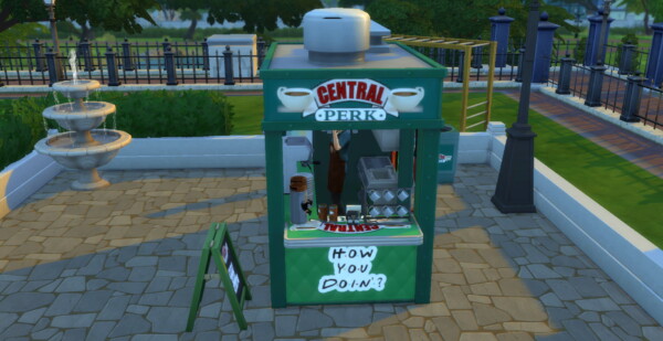 Central Perk Coffee deluxe set by ArLi1211 from Mod The Sims