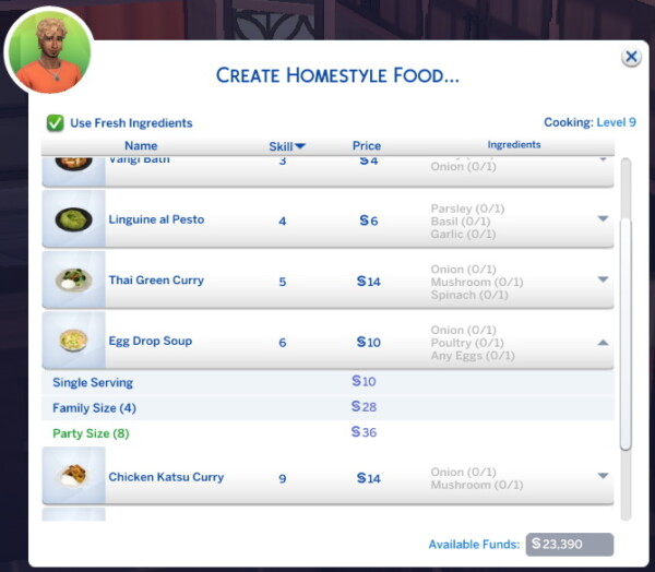 Egg Drop Soup New Custom Recipe by RobinKLocksley from Mod The Sims