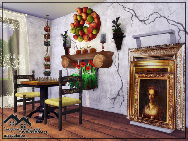 Autumn village Livingroom II by marychabb from TSR