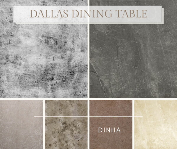 Dallas Dining Table from Dinha Gamer