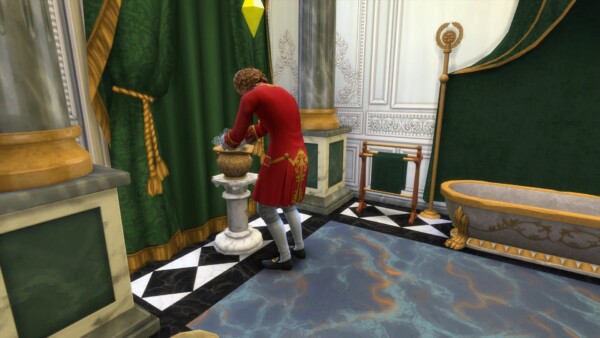 Ornamented Gold Wash Pitcher by TheJim07 from Mod The Sims