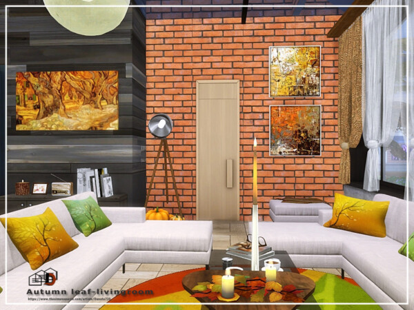 Autumn leaf livingroom by Danuta720 from TSR