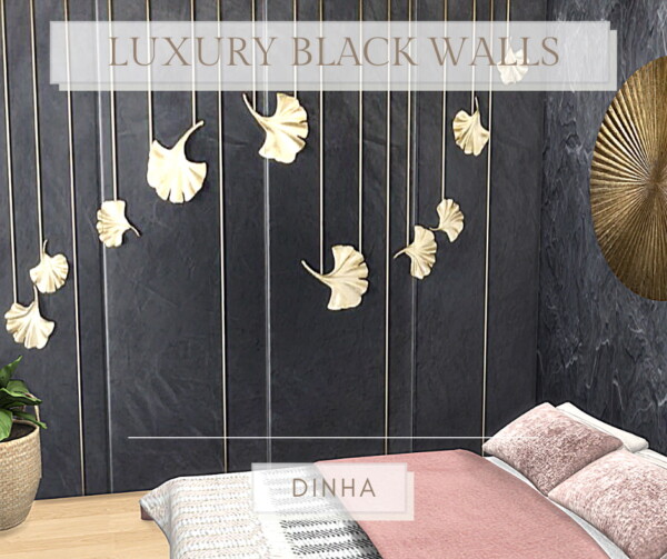 Luxury Black Walls from Dinha Gamer