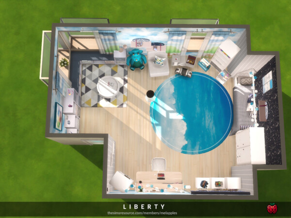 Liberty kidsroom by melapples from TSR