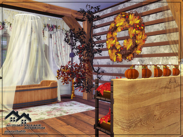 Autumn Village Bathroom by marychabb from TSR